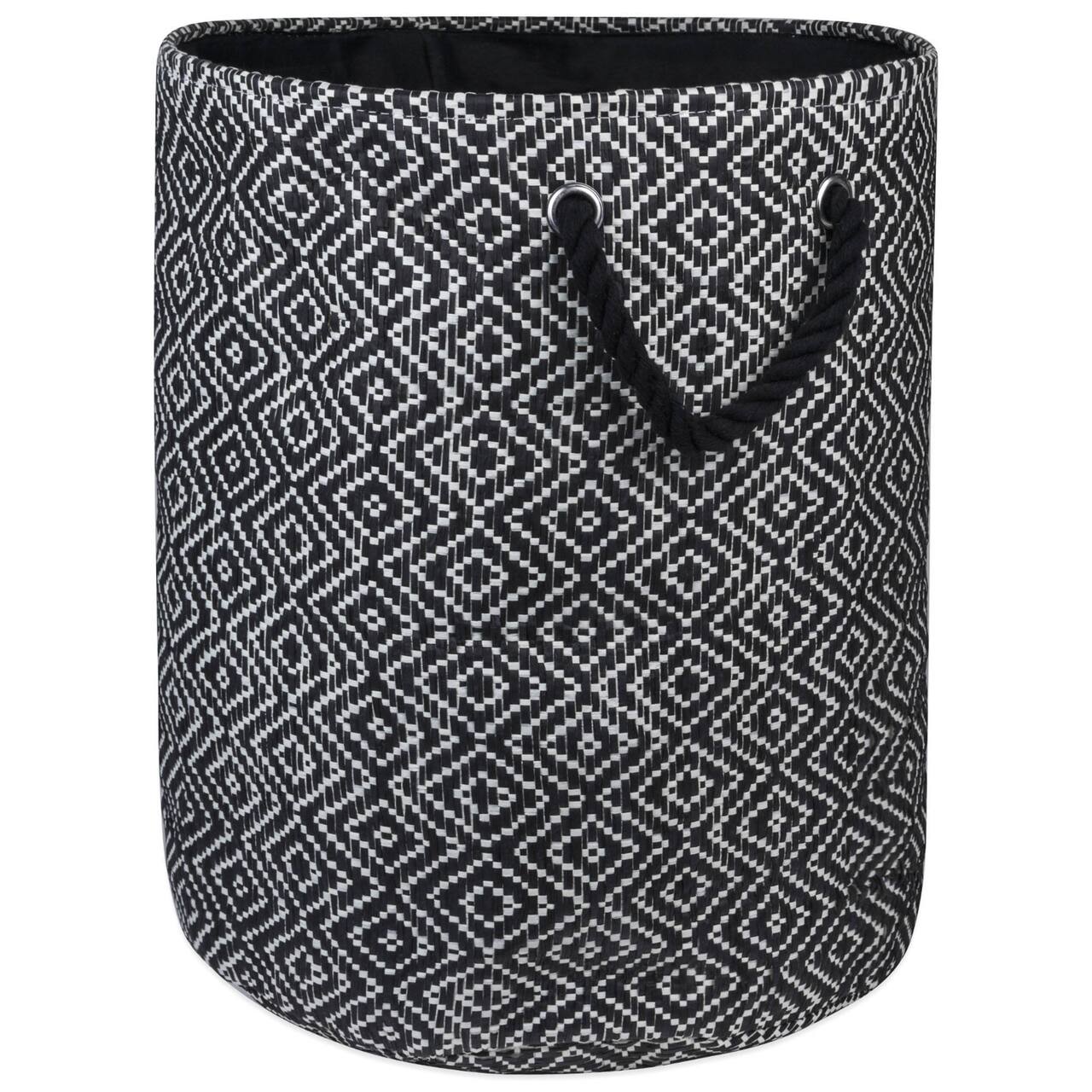 DII&#xAE; Medium Diamond Weave Round Paper Storage Basket